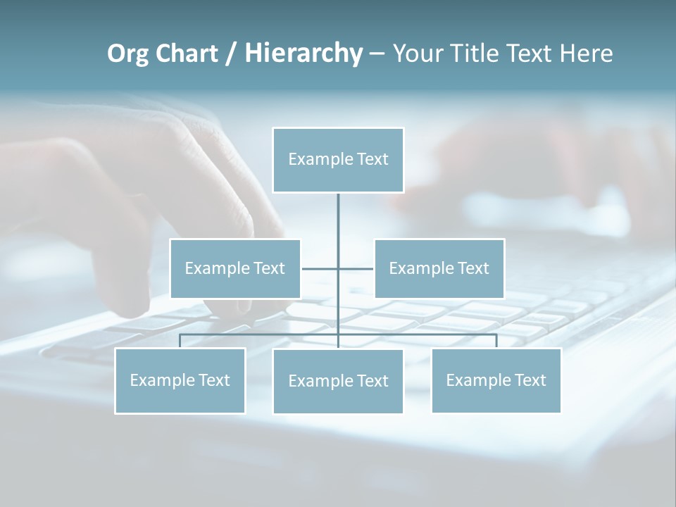 Type Text On The Keyboard PowerPoint Template