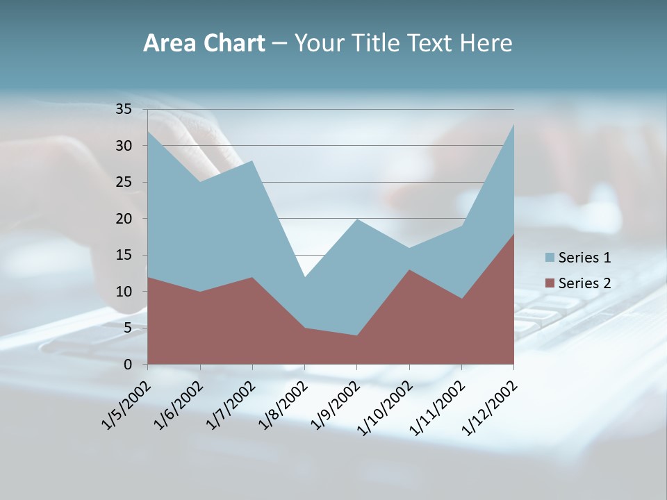 Type Text On The Keyboard PowerPoint Template