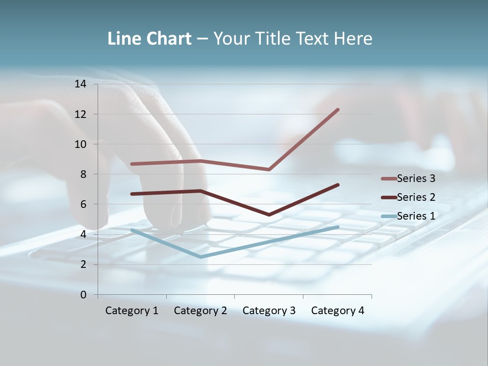 Type Text On The Keyboard PowerPoint Template