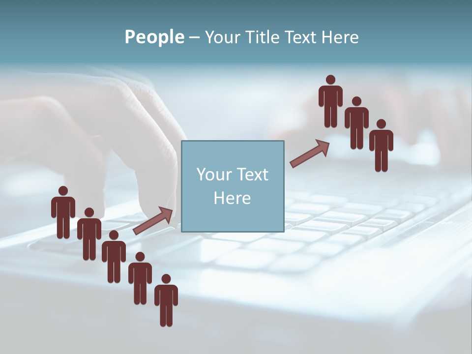 Type Text On The Keyboard PowerPoint Template