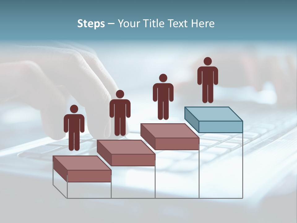 Type Text On The Keyboard PowerPoint Template