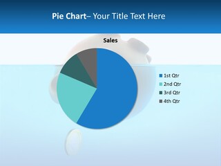Piggy Bank Sinks In Water PowerPoint Template