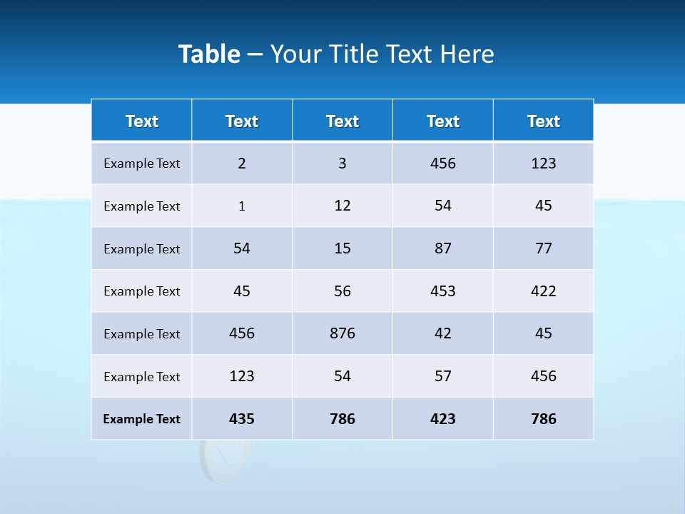 Piggy Bank Sinks In Water PowerPoint Template