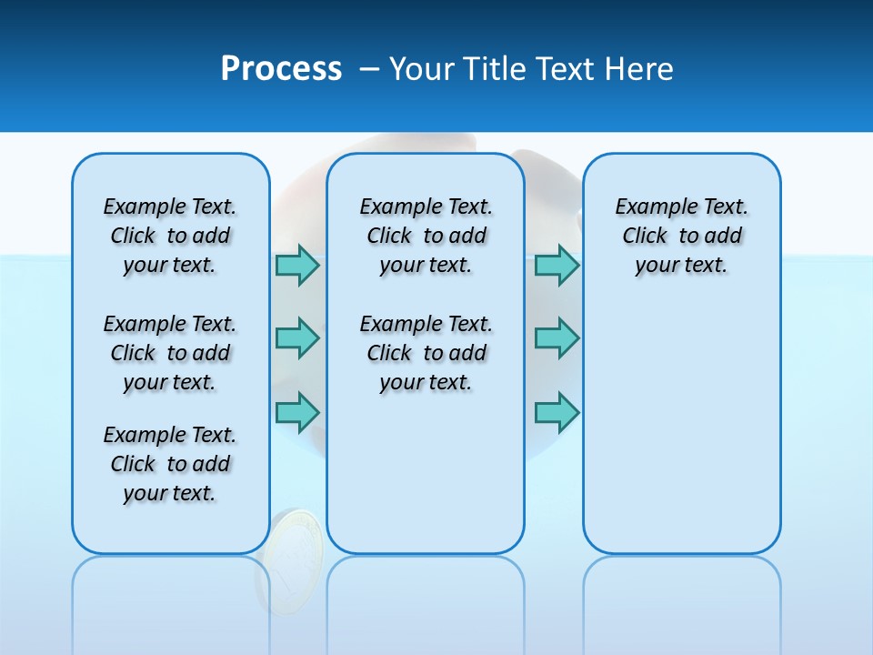 Piggy Bank Sinks In Water PowerPoint Template