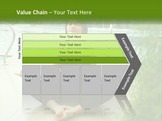 Woman Meditating PowerPoint Template