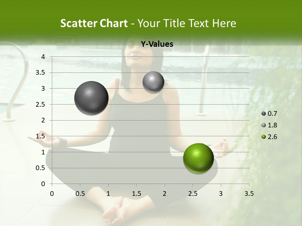 Woman Meditating PowerPoint Template