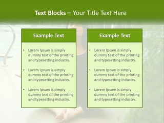 Woman Meditating PowerPoint Template