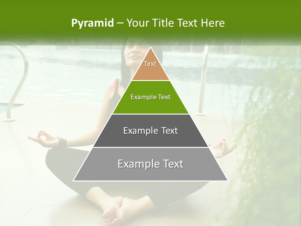 Woman Meditating PowerPoint Template