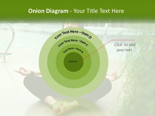Woman Meditating PowerPoint Template