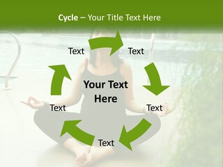 Woman Meditating PowerPoint Template
