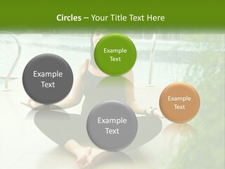 Woman Meditating PowerPoint Template