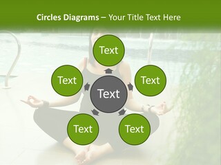 Woman Meditating PowerPoint Template
