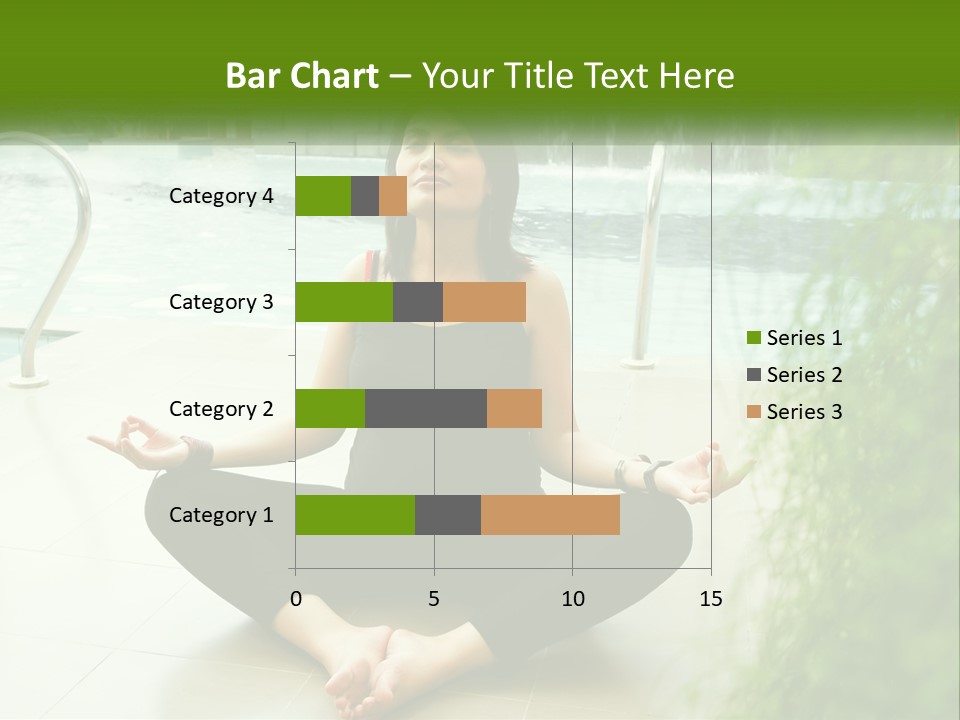 Woman Meditating PowerPoint Template