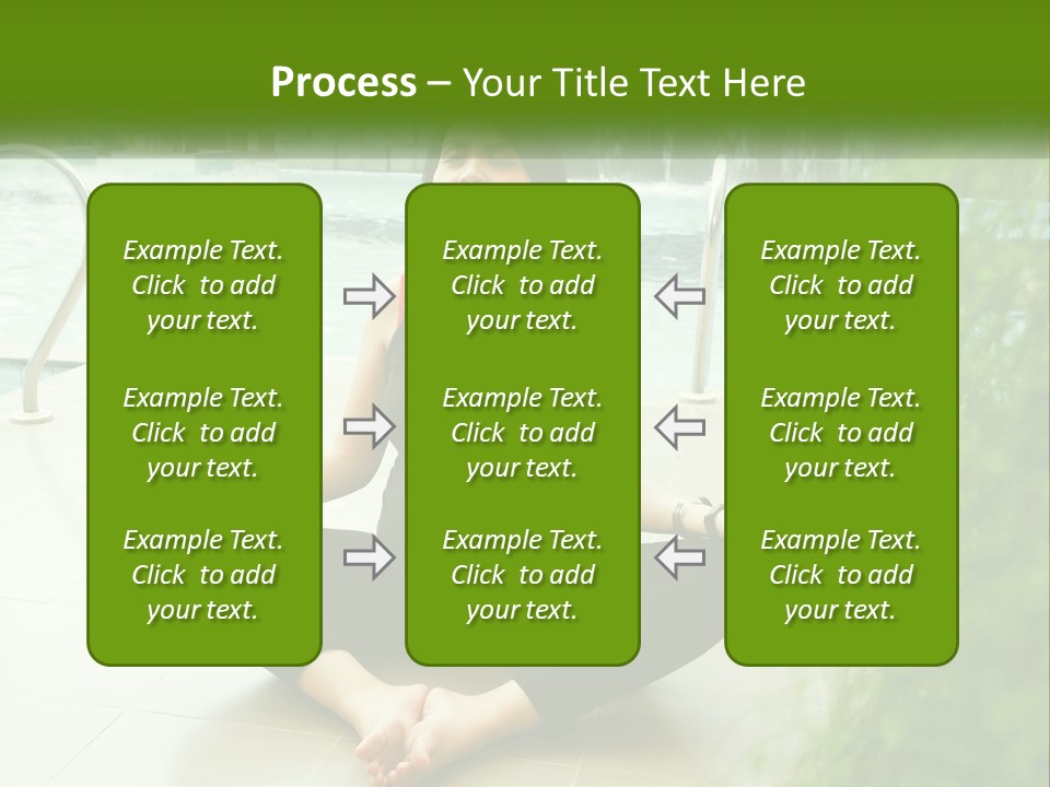 Woman Meditating PowerPoint Template