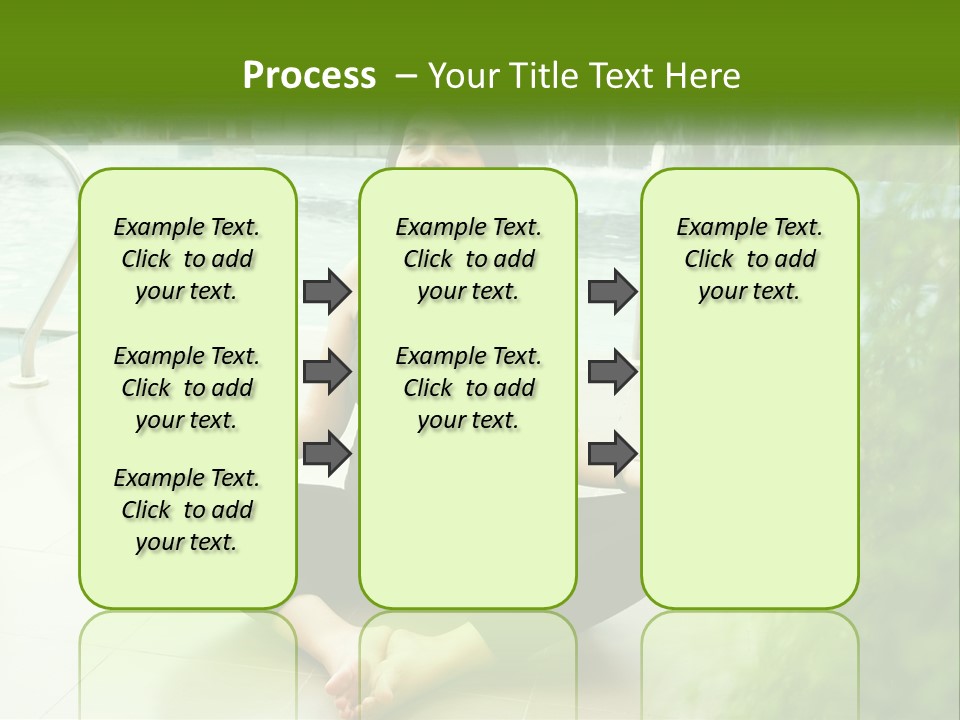 Woman Meditating PowerPoint Template