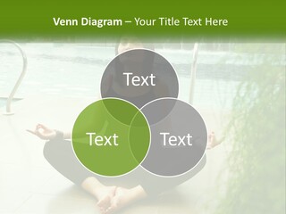 Woman Meditating PowerPoint Template