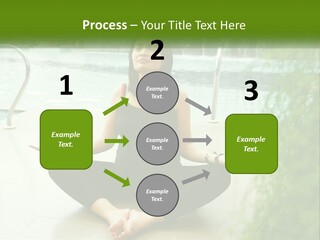 Woman Meditating PowerPoint Template