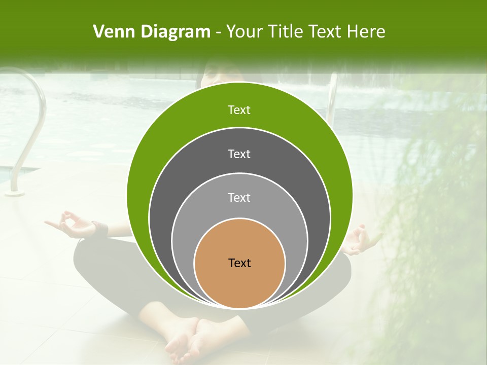 Woman Meditating PowerPoint Template