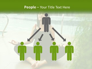 Woman Meditating PowerPoint Template