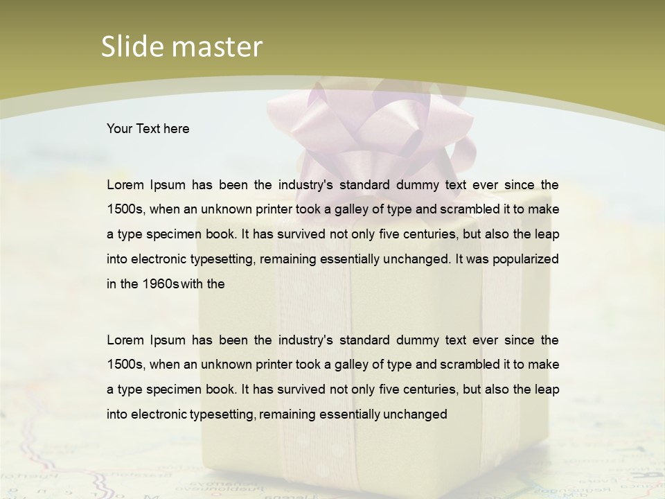 Gift Box PowerPoint Template