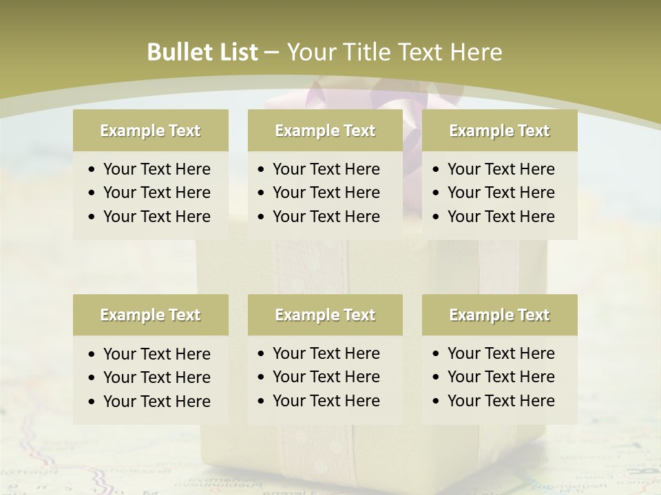 Gift Box PowerPoint Template