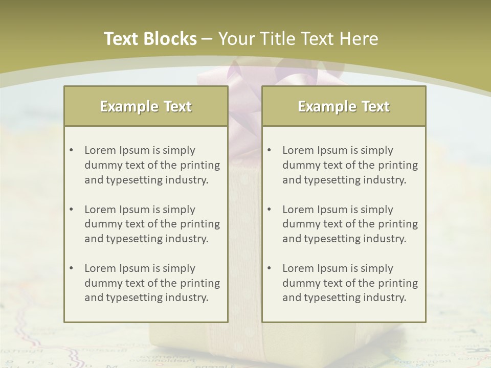 Gift Box PowerPoint Template