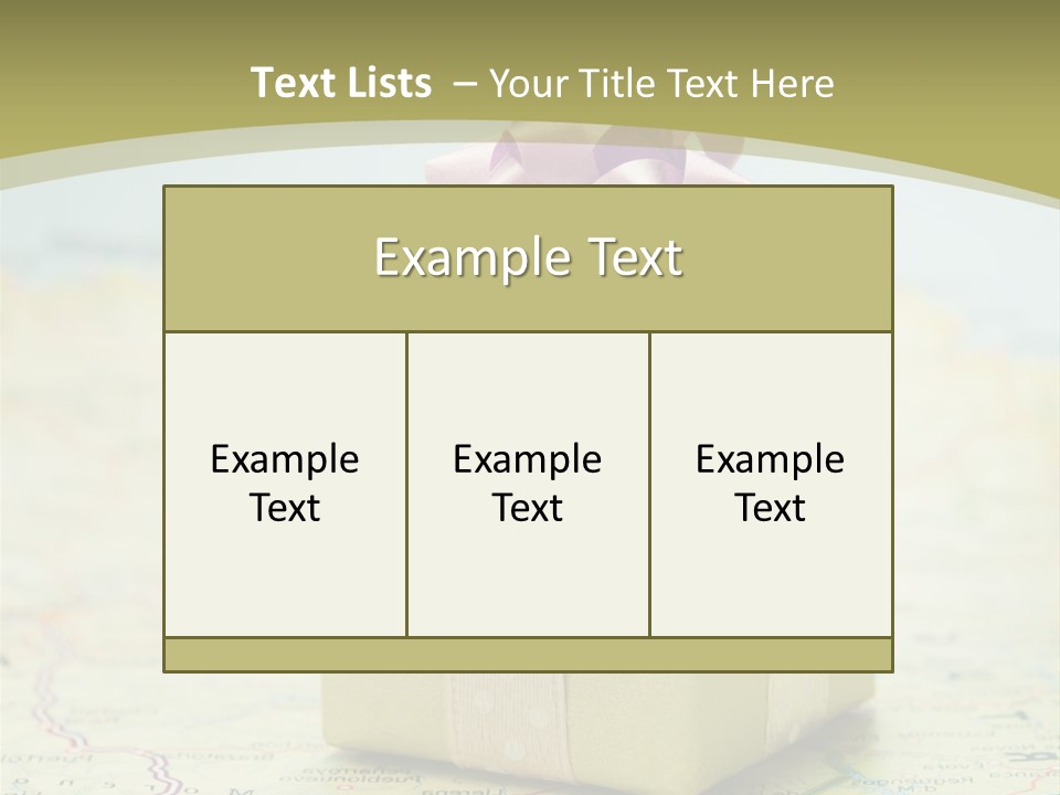 Gift Box PowerPoint Template