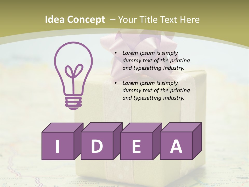 Gift Box PowerPoint Template