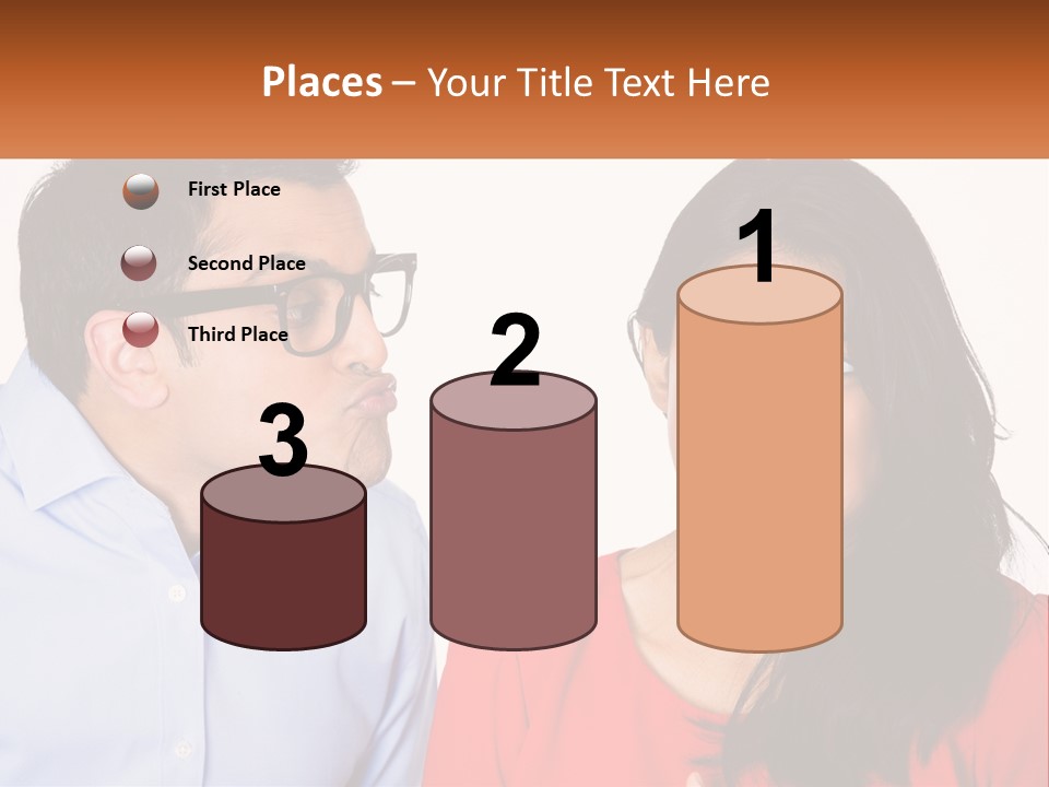 Kissing Disgust PowerPoint Template