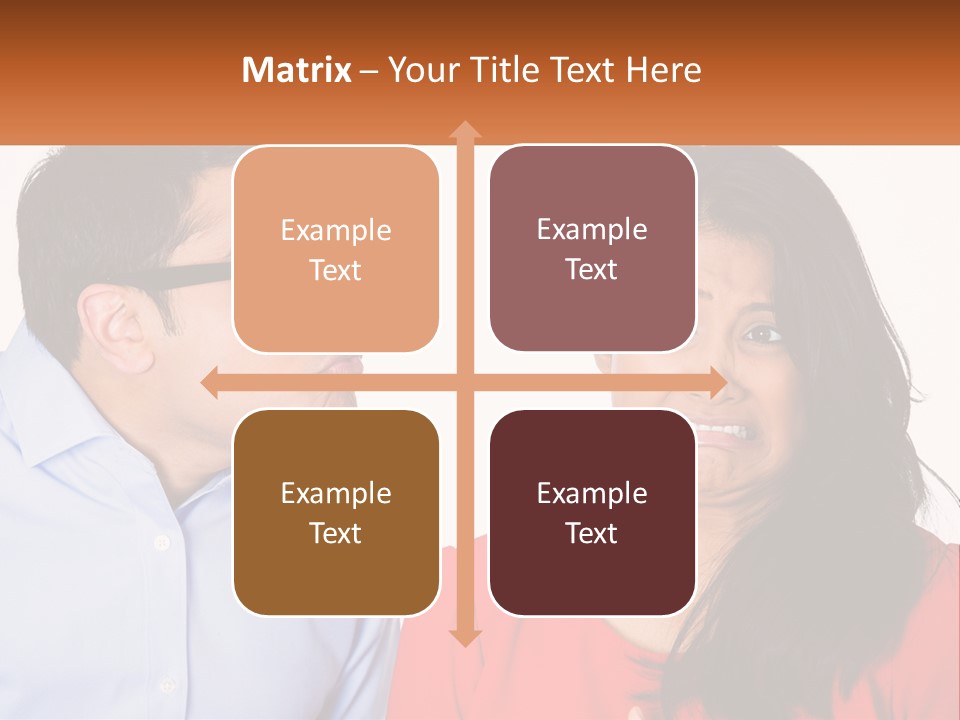 Kissing Disgust PowerPoint Template