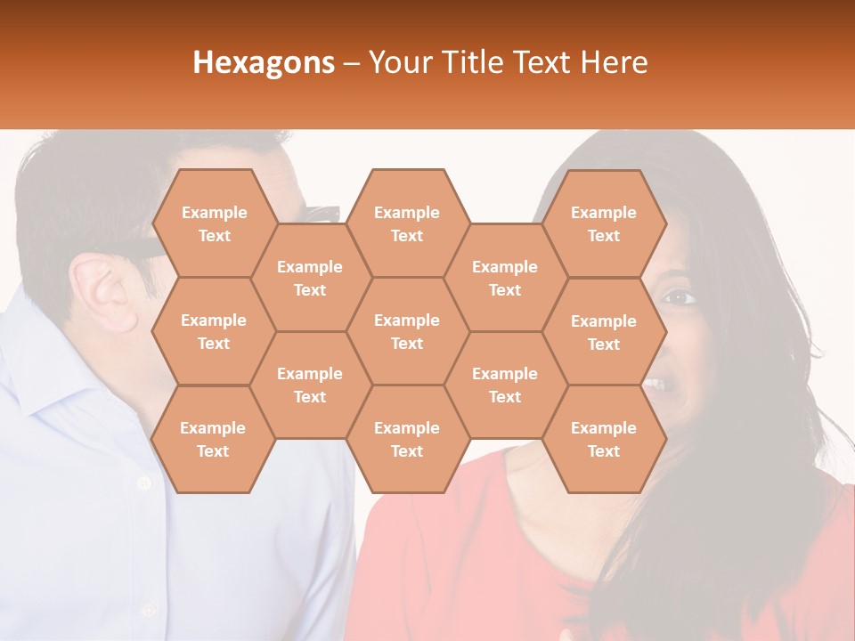 Kissing Disgust PowerPoint Template