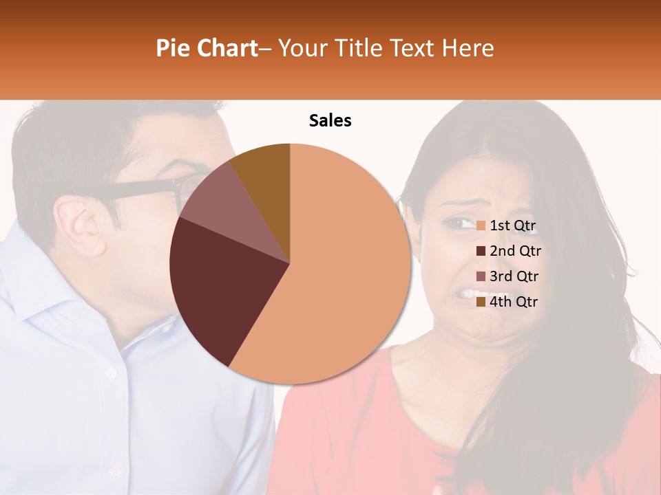 Kissing Disgust PowerPoint Template