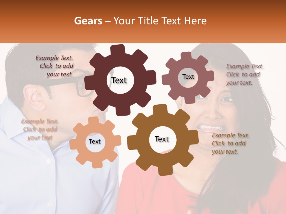 Kissing Disgust PowerPoint Template