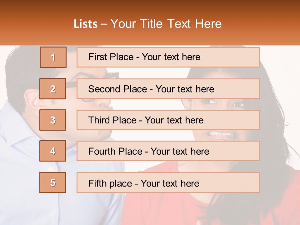 Kissing Disgust PowerPoint Template