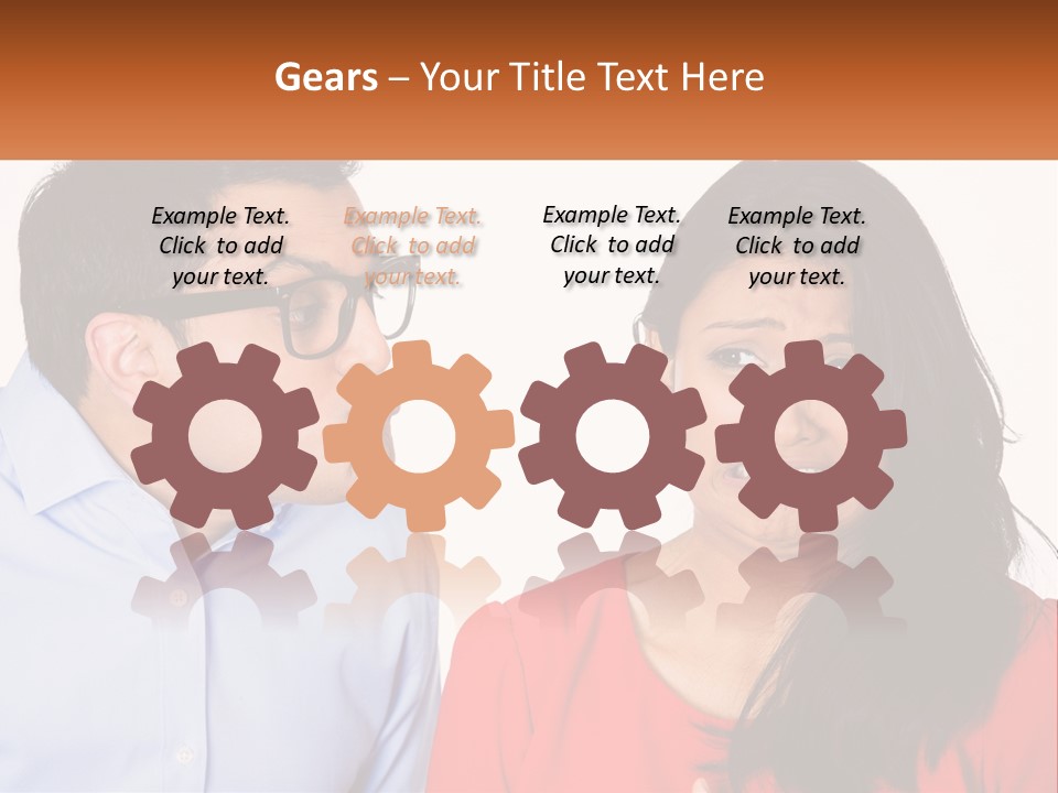 Kissing Disgust PowerPoint Template