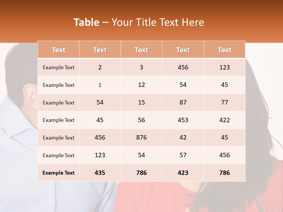 Kissing Disgust PowerPoint Template