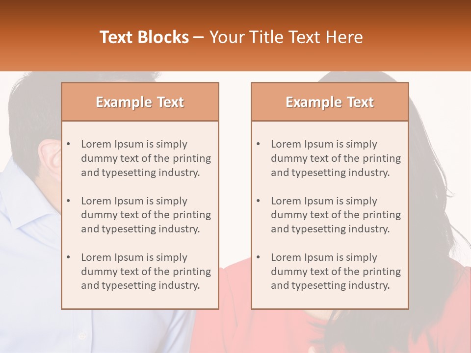 Kissing Disgust PowerPoint Template