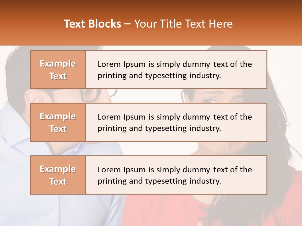 Kissing Disgust PowerPoint Template