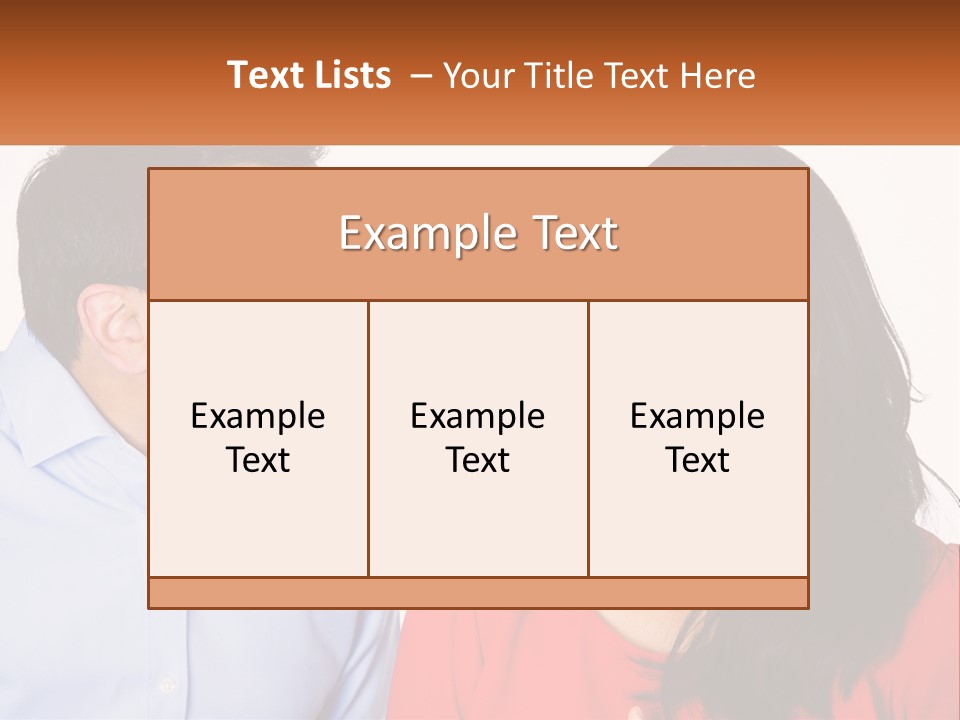 Kissing Disgust PowerPoint Template