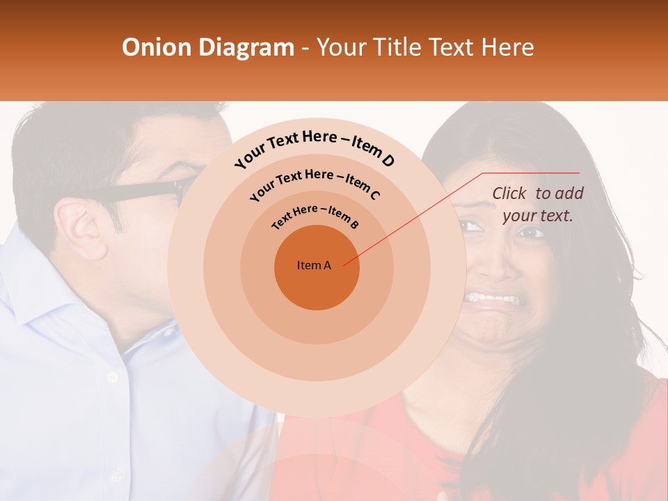 Kissing Disgust PowerPoint Template