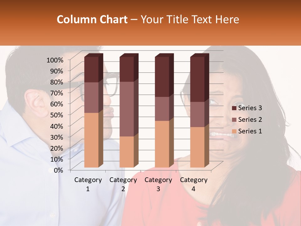 Kissing Disgust PowerPoint Template
