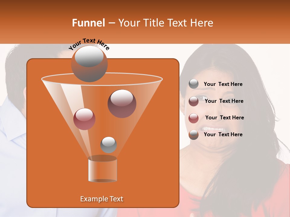 Kissing Disgust PowerPoint Template