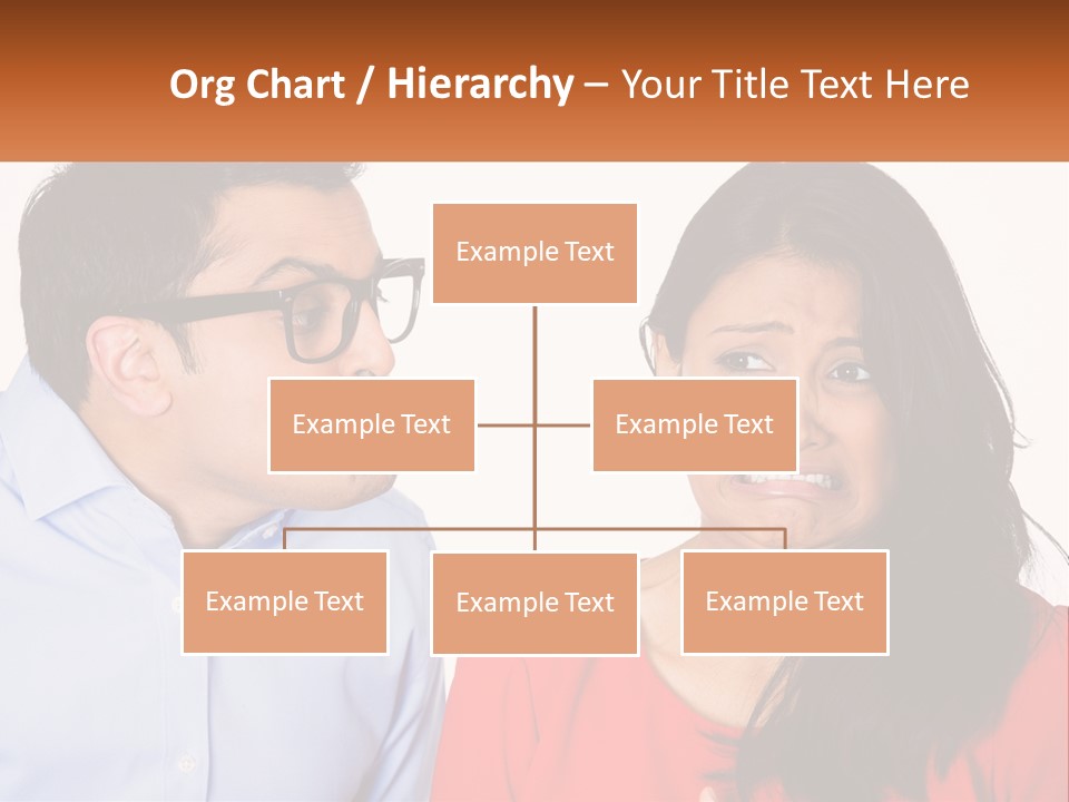 Kissing Disgust PowerPoint Template