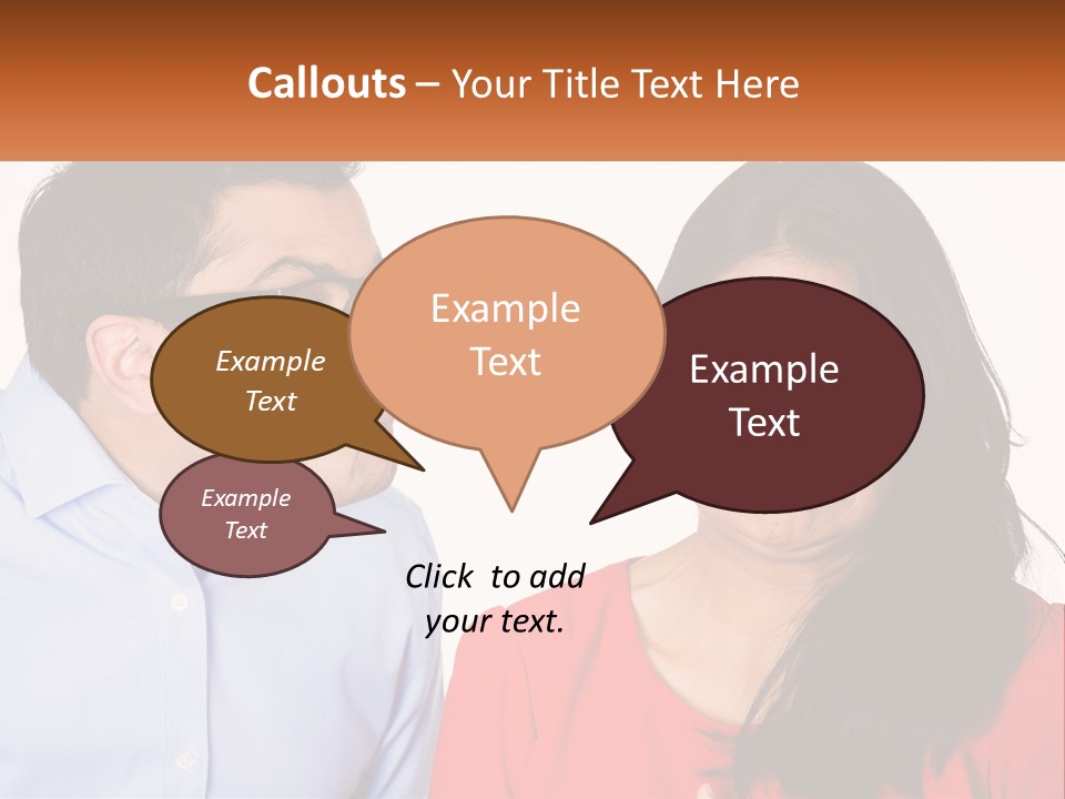 Kissing Disgust PowerPoint Template
