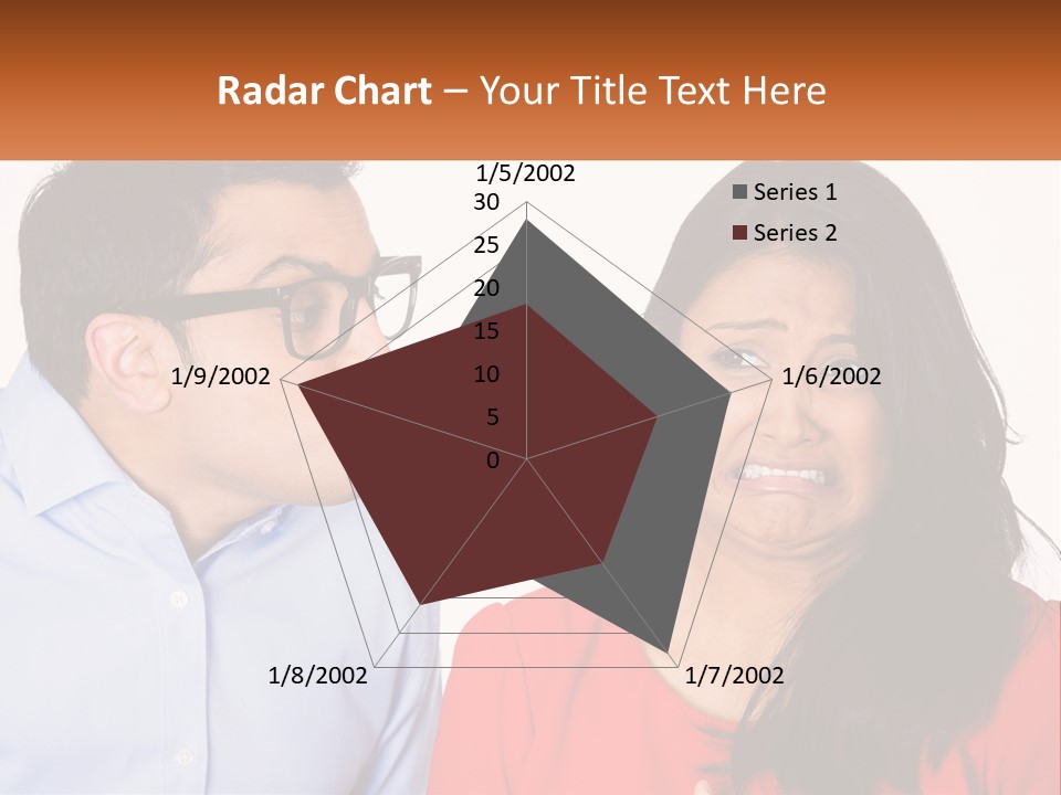 Kissing Disgust PowerPoint Template