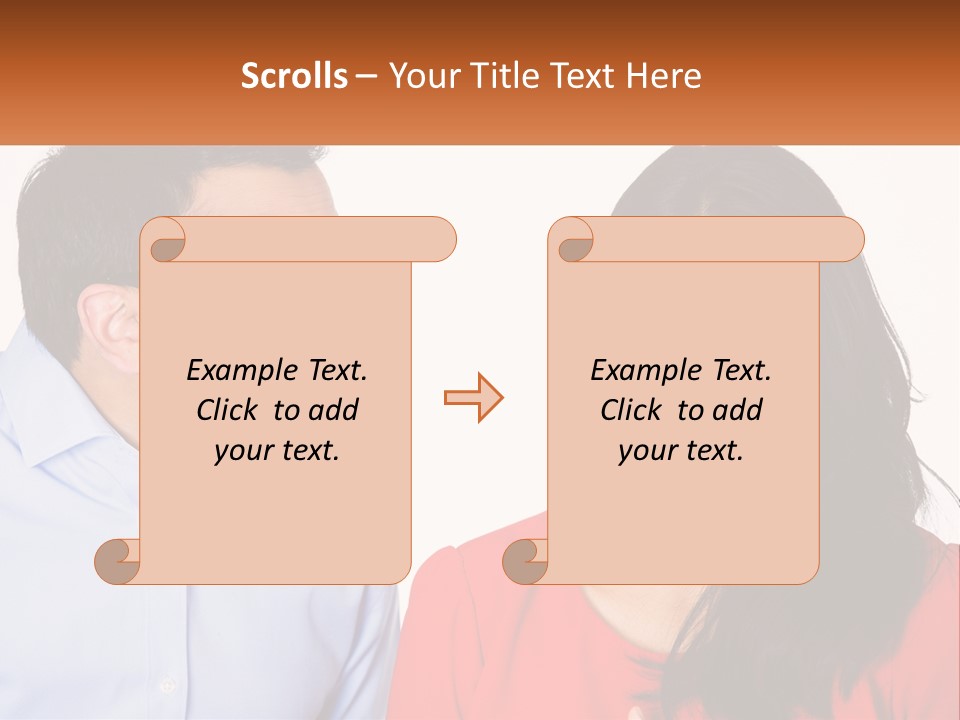 Kissing Disgust PowerPoint Template
