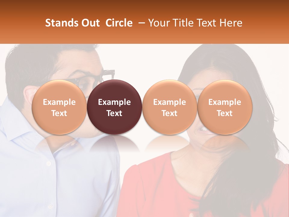 Kissing Disgust PowerPoint Template