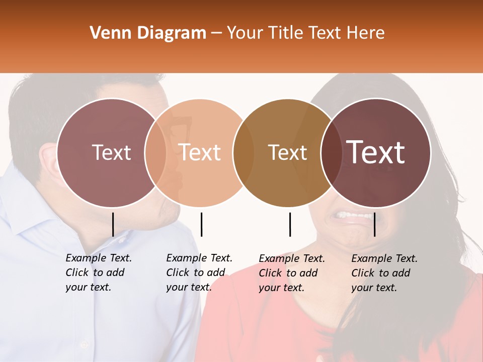Kissing Disgust PowerPoint Template