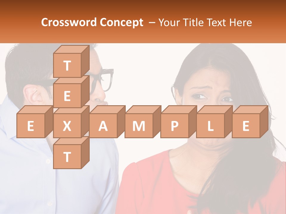 Kissing Disgust PowerPoint Template