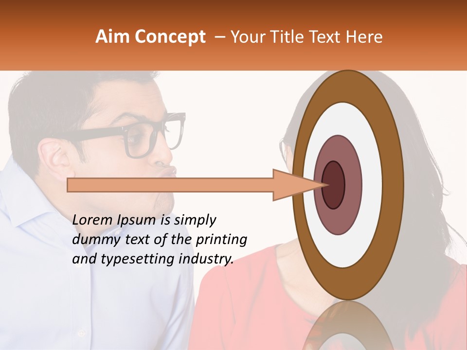 Kissing Disgust PowerPoint Template
